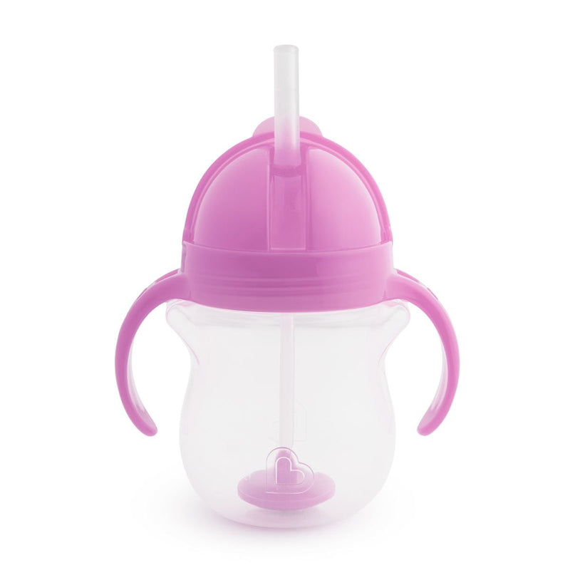 Munchkin Any Angle Click Lock Weighted Straw Trainer Cup, 7-oz H6
