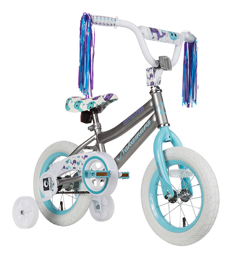 Nakamura Adventure Kid's Bike, Silver, 12-in X5