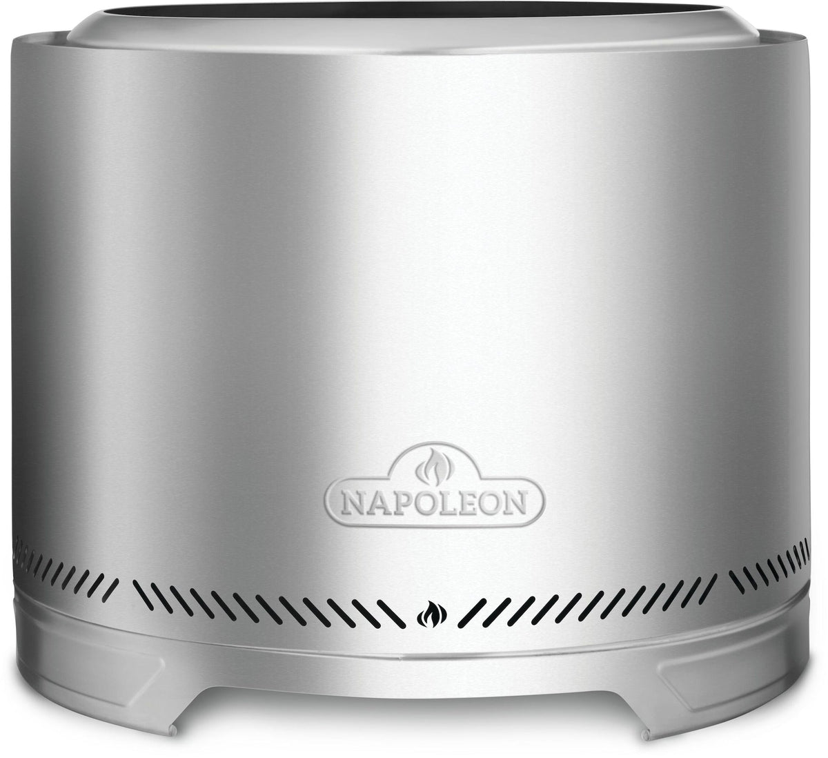 Napoleon Timberwolf Outdoor Smokeless Multi-Fuel Fire Pit, Stainless Steel, 22-in