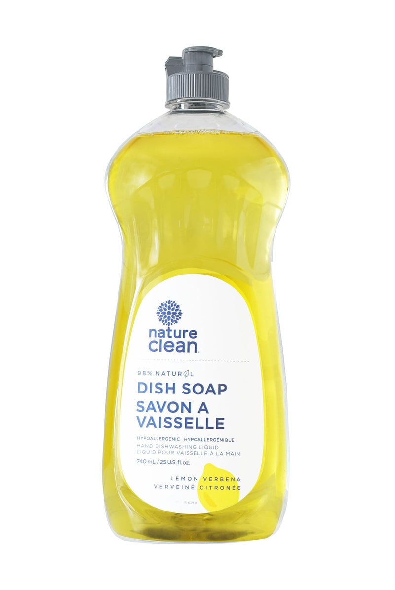 Nature Clean Liquid Dish Soap, Lemon, 740-mL C6