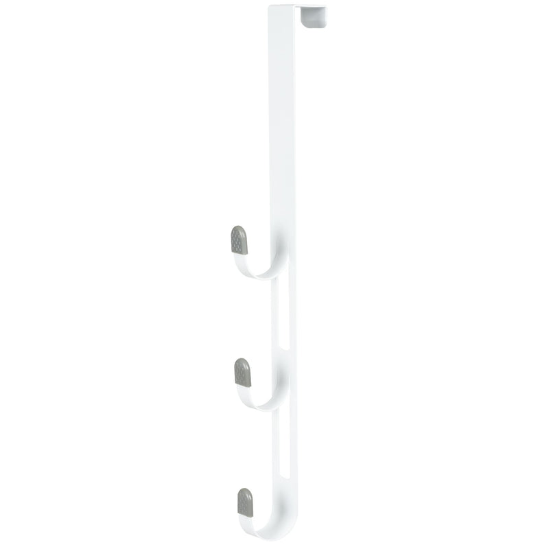 Neatfreak 20" Over The Door Metal 3 Hook, White H8