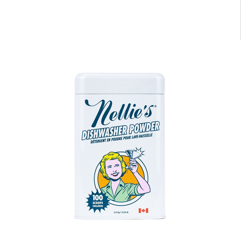 Nellie's Dishwasher Detergent Powder, Unscented, 100 scoops, 1.6-kg S2
