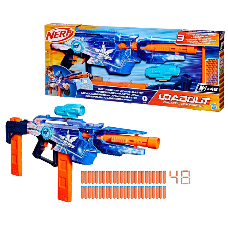 NERF Battlefield Commander Motorized Blaster for Ages 8+ L8