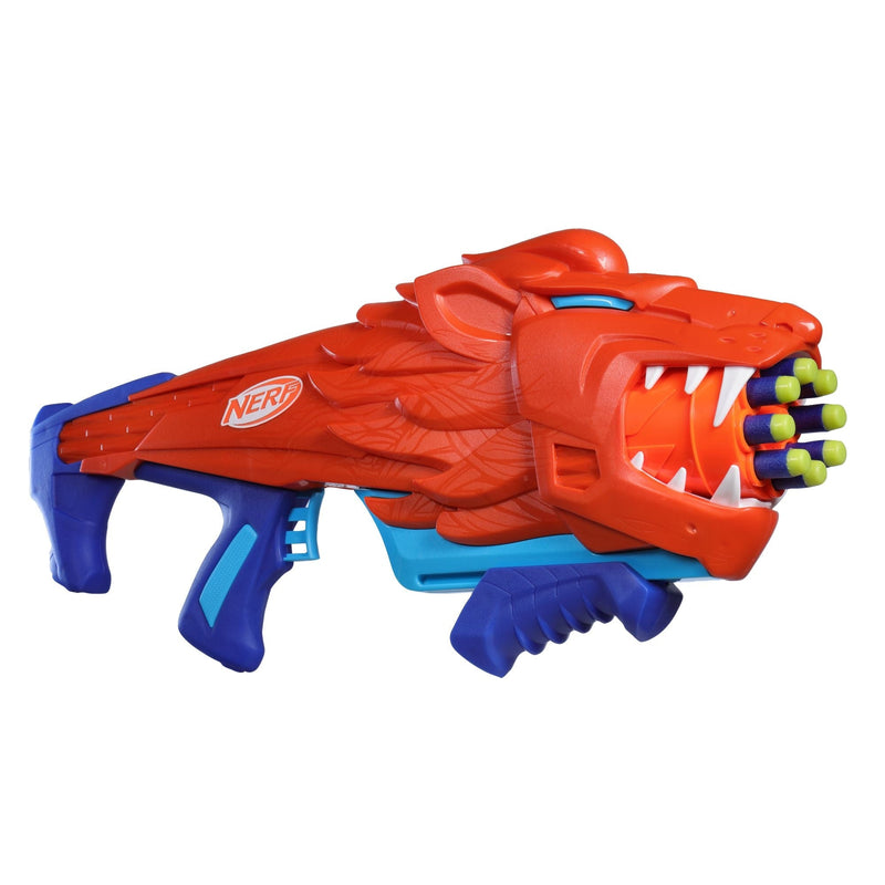 NERF Junior Wild Lionfury Easy-Play Dart Blaster, Includes 16 Darts, Ages 6+ A3