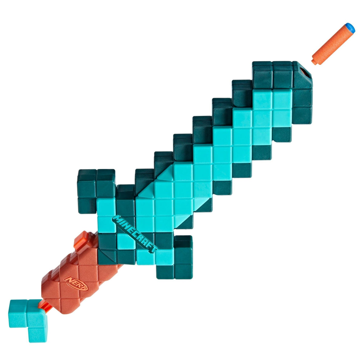 NERF Minecraft Diamond Sword Dart Blaster with 8 N1 Darts
