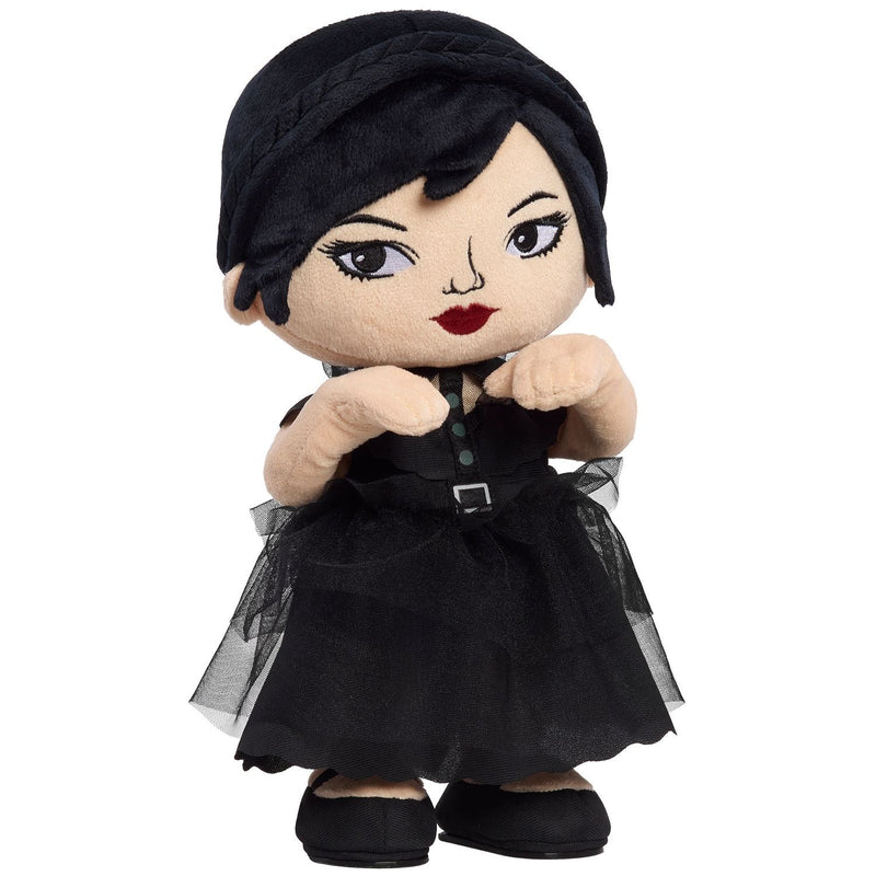 NETFLIX Wednesday Addams Dancing Plush Doll, 12.5-in U6