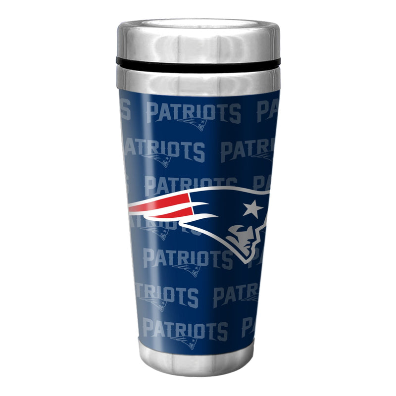 New England Patriots Insulated Stainless Steel Travel Mug For NFL Football Fans/Collectors, 16-oz C8