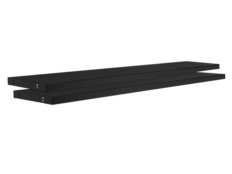 NewAge Bold 3.0 Display Wall Shelf Set, 72-in, Black, 2-pk K1