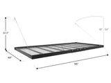 NewAge Pro Series Wall Mounted Heavy-Duty Steel Shelf, 600-lb Capacity, 4-ft x 8-ft