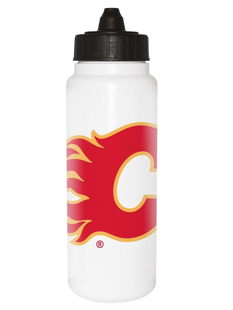 NHL Calgary Flames Officially Licensed Hockey Water Bottle, 1-L A6