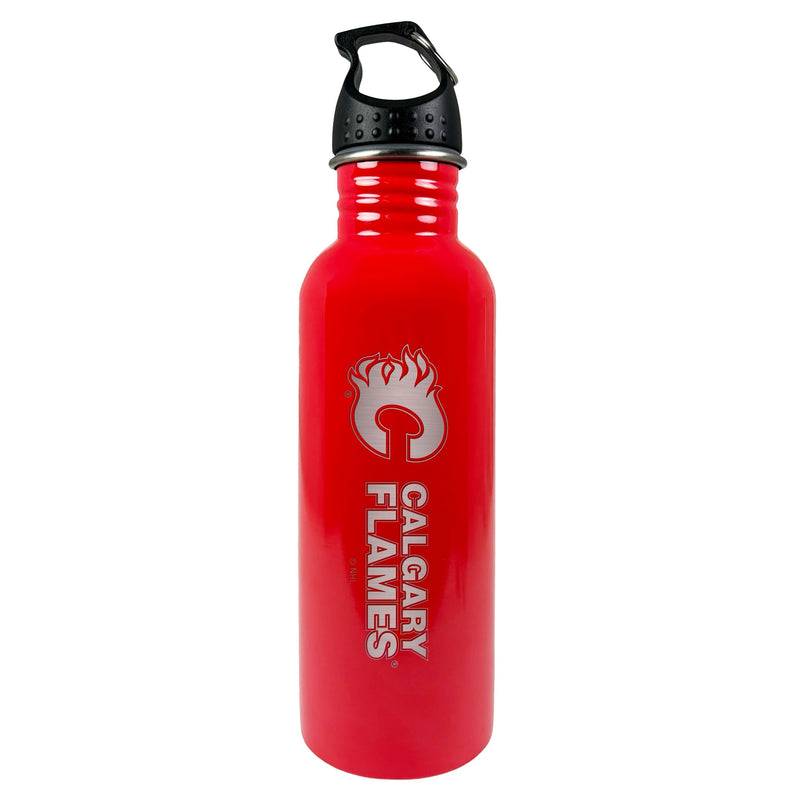 NHL Calgary Flames Stainless Steel Water Bottle, 25-oz J2