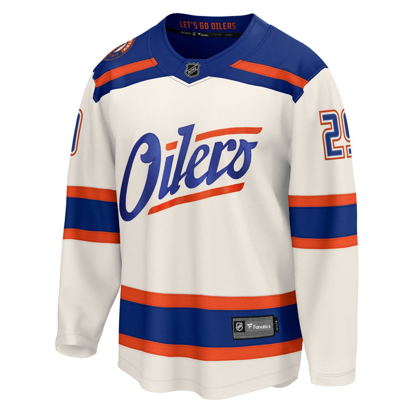 NHL Edmonton Oilers 2025 Adult Standard Leon Draisaitl Alternate Breakaway Player Jersey, Various Sizes E8