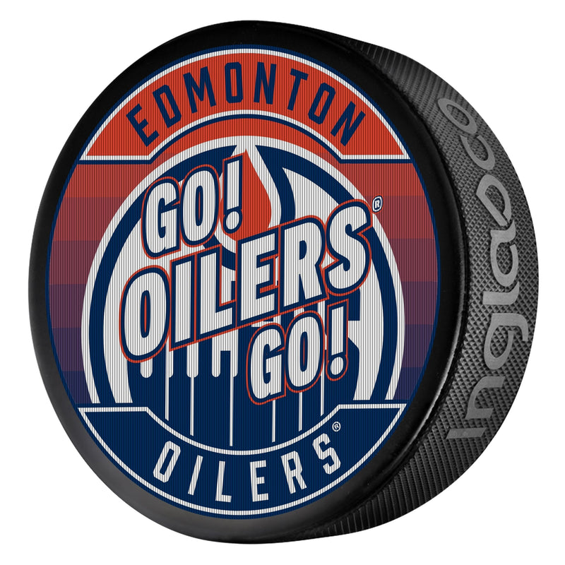 NHL Edmonton Oilers Dual-Image Lenticular Hockey Puck, 6-oz M0