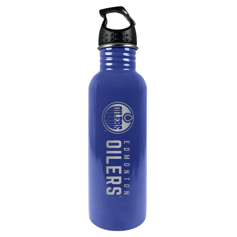 NHL Edmonton Oilers Stainless Steel Water Bottle, 25-oz E4