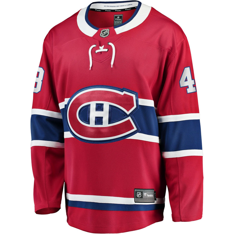 NHL Montreal Canadiens Breakaway Player Jersey, Lane Hutson, Adult, Assorted Sizes F9