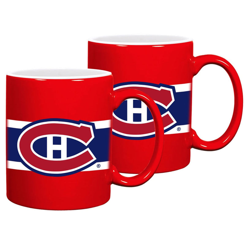 NHL Montreal Canadiens Ceramic Mug, 11-oz, 2-pk N8