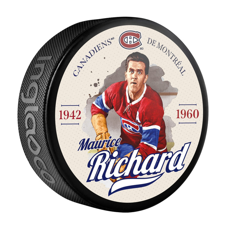 NHL Montreal Canadiens Maurice Richard Hockey Puck, 6-oz W9