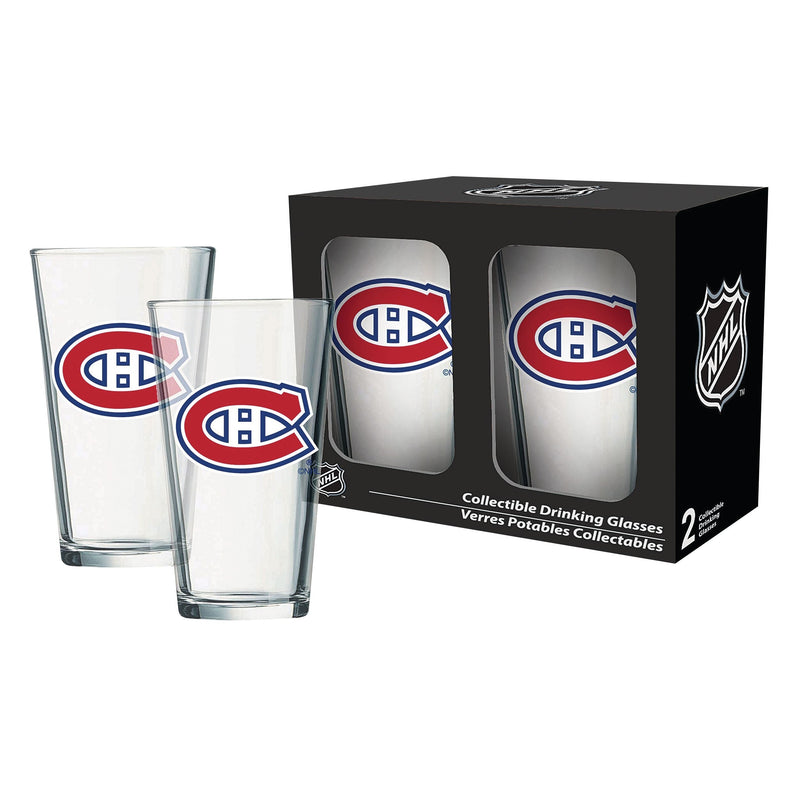 NHL Montreal Canadiens Mixing Pint Glass Box Set, 2-pk, 16-oz M6