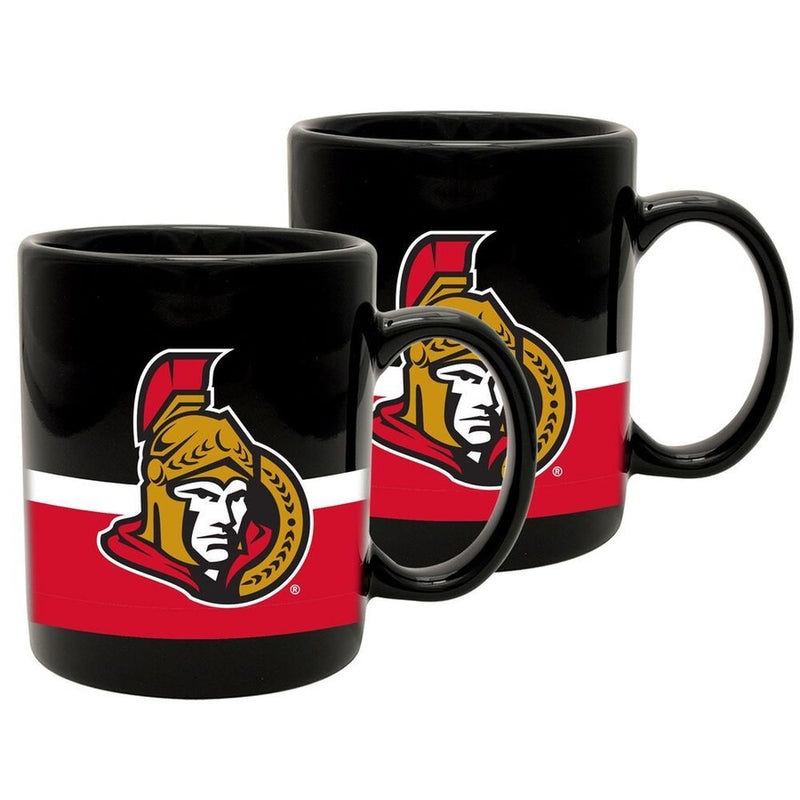 NHL Ottawa Senators Ceramic Mug, 11-oz, 2-pk M0