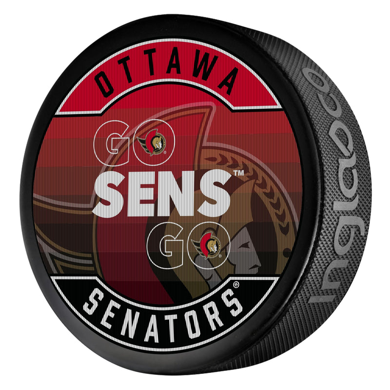 NHL Ottawa Senators Dual-Image Lenticular Hockey Puck, 6-oz E3