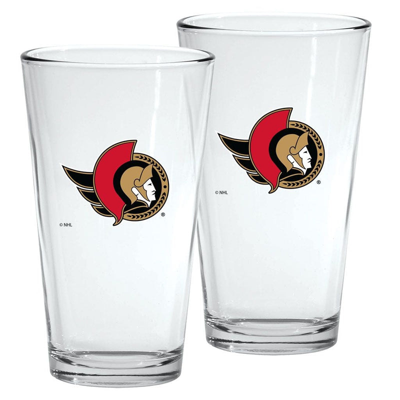 NHL Ottawa Senators Mixing Pint Glass Box Set, 2-pk, 16-oz M9