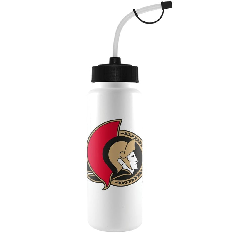 NHL Ottawa Senators Officially Licensed Hockey Water Bottle, 1-L G2