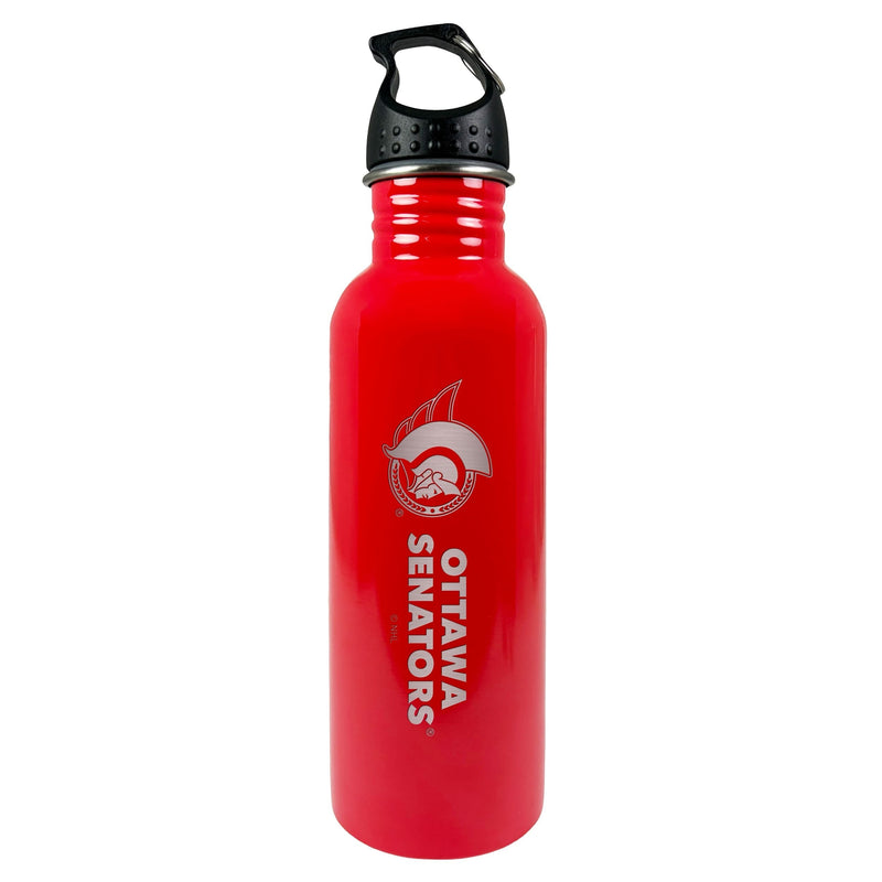 NHL Ottawa Senators Stainless Steel Water Bottle, 25-oz K4