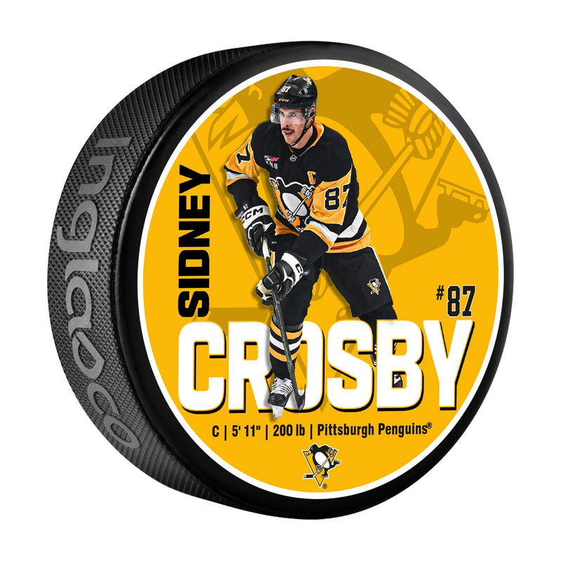 NHL Pittsburgh Penguins Sidney Crosby Hockey Puck, 6-oz J7