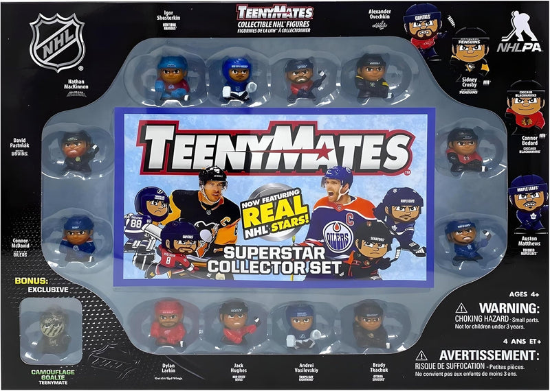 NHL Teenymates Collectible Gift Set for Ages 4+, 1-in, 13-pc X8