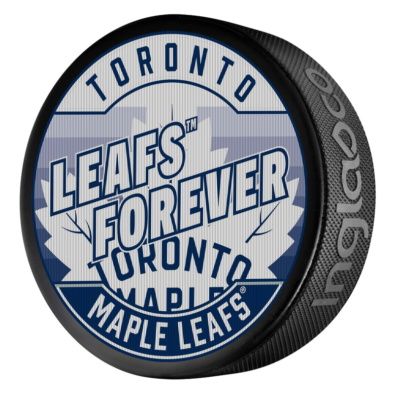 NHL Toronto Maple Leafs Dual-Image Lenticular Hockey Puck, 6-oz V9