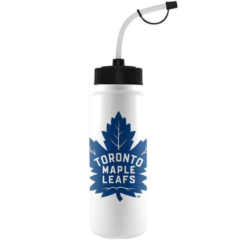 NHL Toronto Maple Leafs Officially Licensed Hockey Water Bottle, 1-L W6