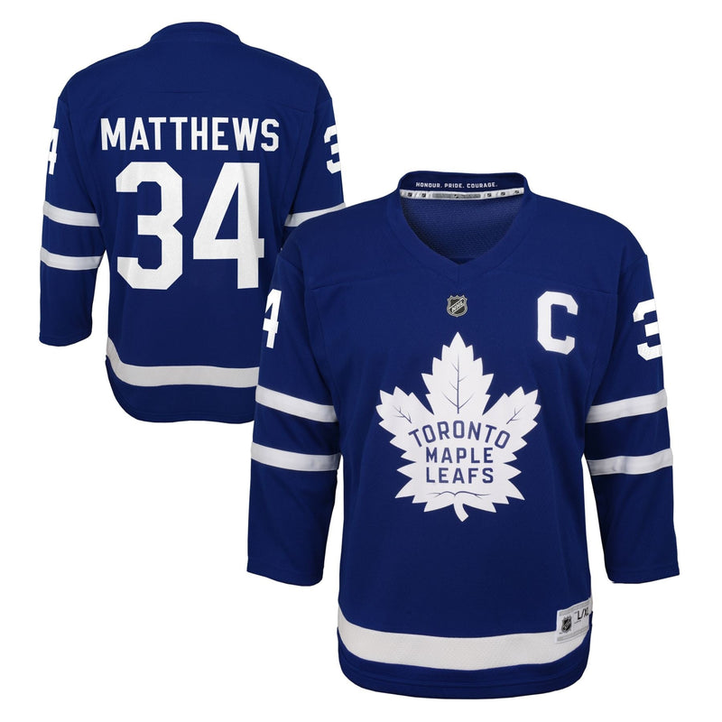 NHL Toronto Maple Leafs Replica Player Jersey, Auston Matthews, Youth, Assorted Sizes P4