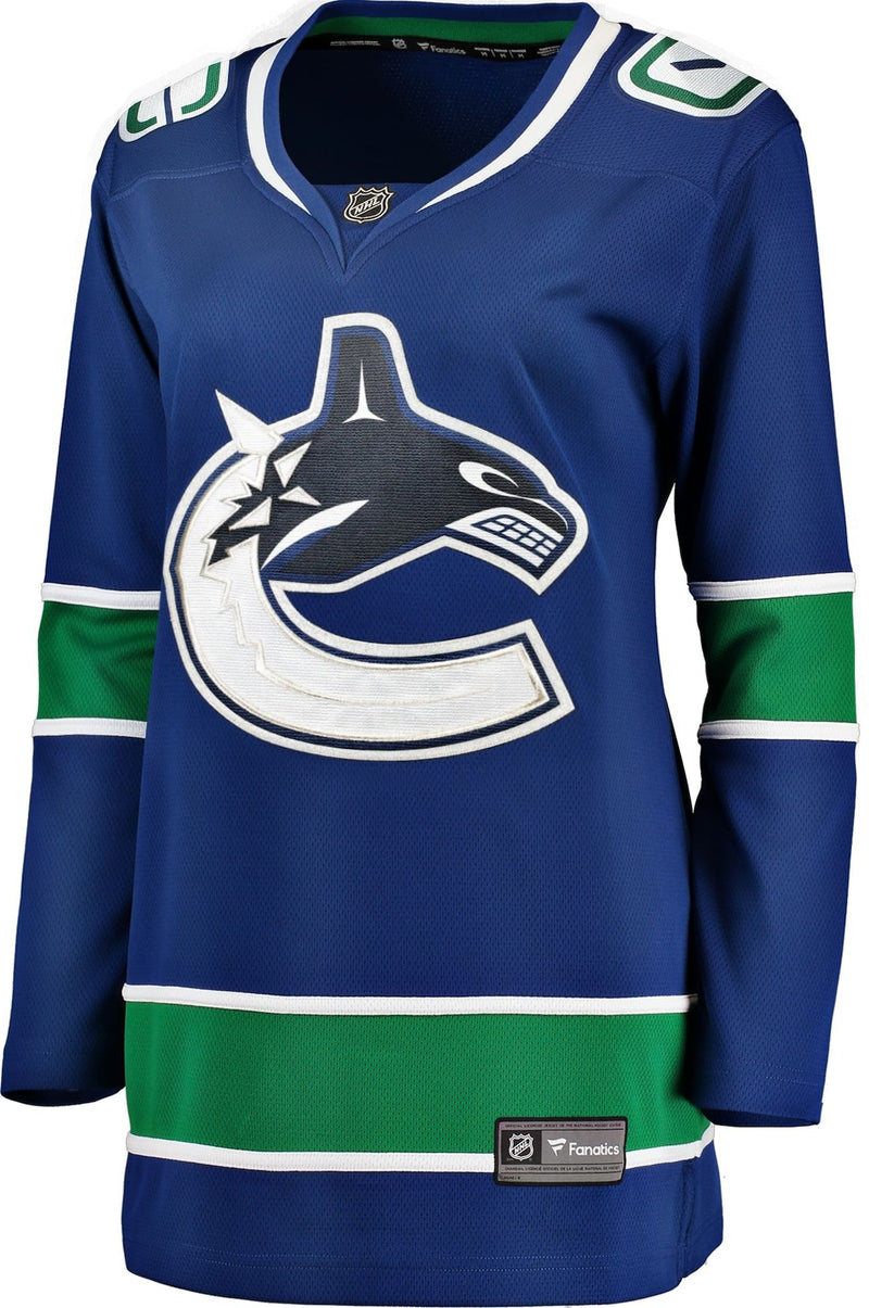 NHL Vancouver Canucks Breakaway Jersey, Women, Assorted Sizes N5
