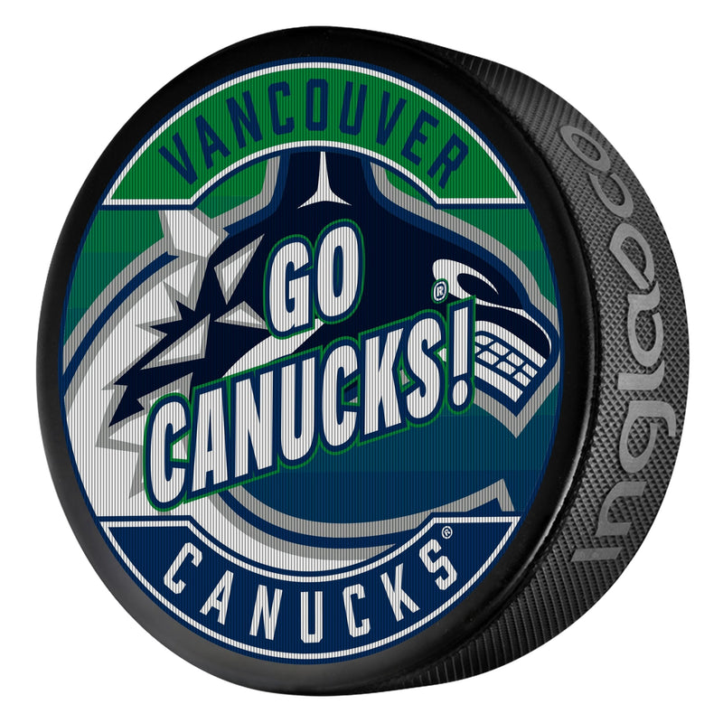 NHL Vancouver Canucks Dual-Image Lenticular Hockey Puck, 6-oz Y8