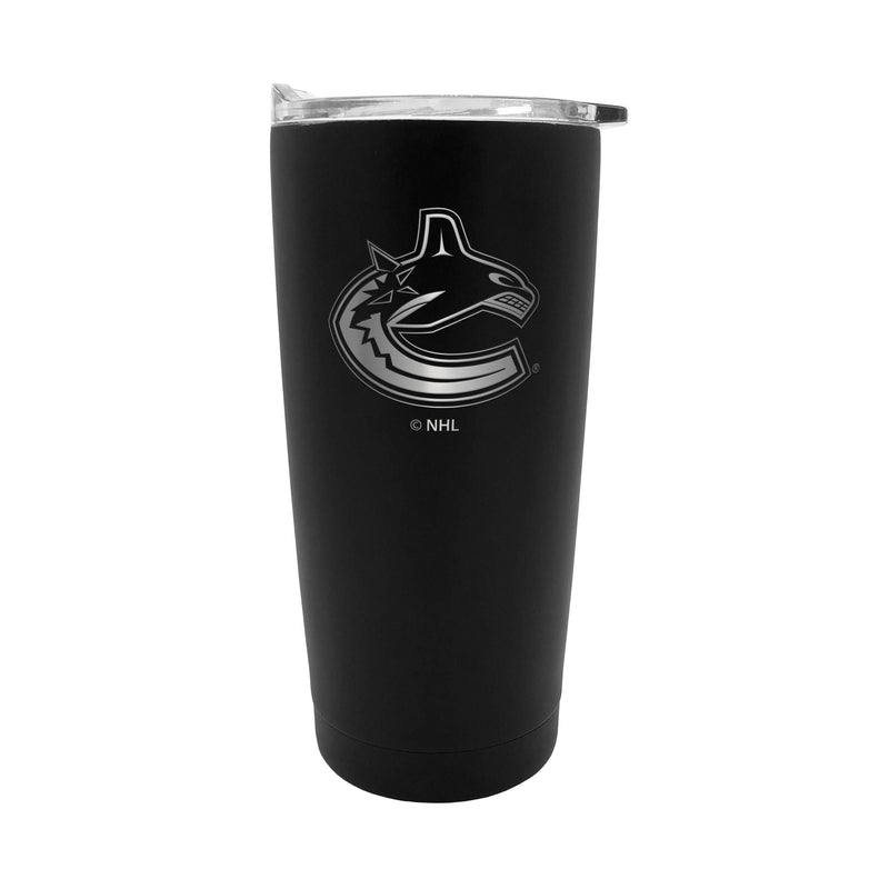 NHL Vancouver Canucks Executive Stainless Steel Insulated Travel Tumbler, Black, 20-oz M4