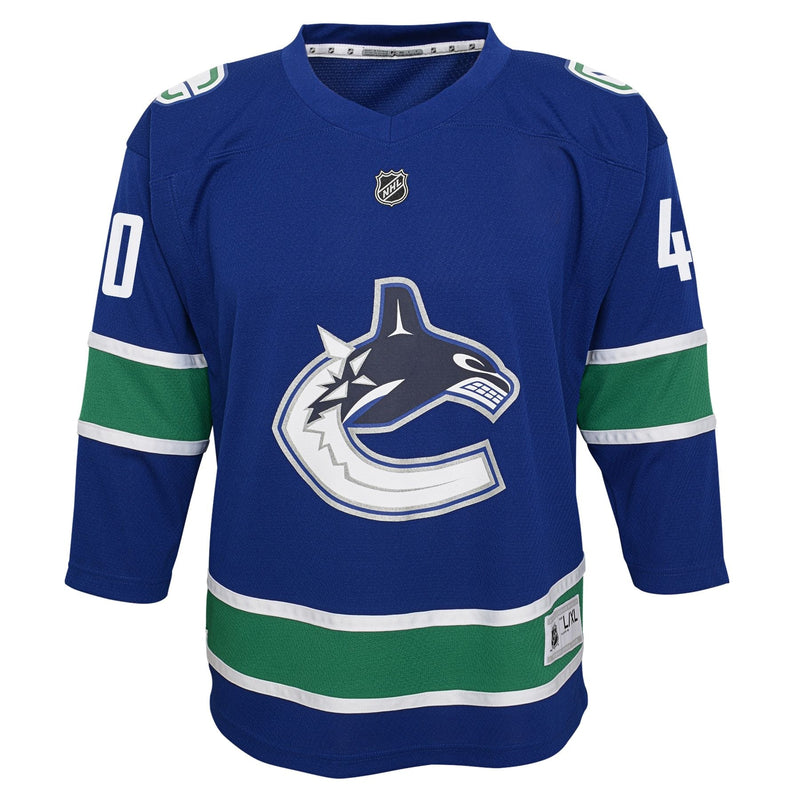 NHL Vancouver Canucks Replica Player Jersey, Elias Pettersson, Youth, Assorted Sizes N5