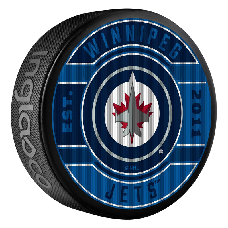 NHL Winnipeg Jets Dual-Image Lenticular Hockey Puck, 6-oz Y2
