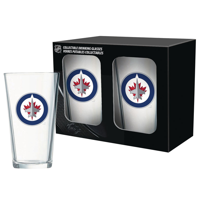 NHL Winnipeg Jets Mixing Pint Glass Box Set, 2-pk, 16-oz U8