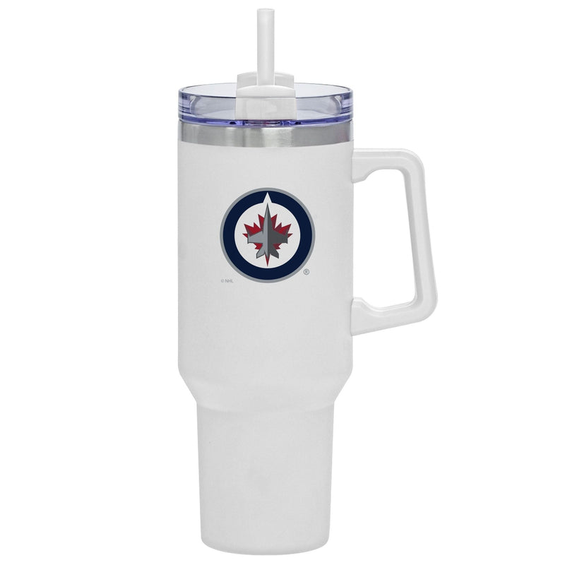 NHL Winnipeg Jets Travel Mug with Straw and Handle, 40-oz E1