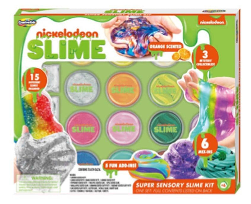 Nickelodeon Super Sensory Slime Kit with 6 Mix-ins J6