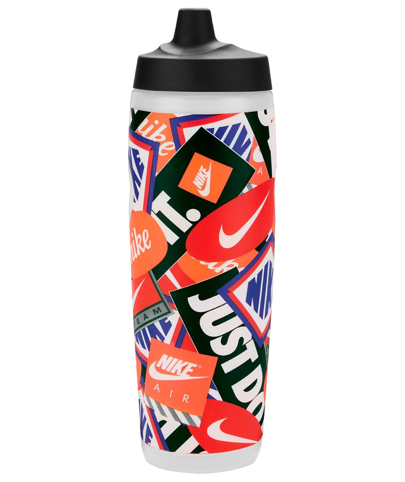 Nike Refuel 24-oz Orange Graphic Squeezable Water Bottle Q5