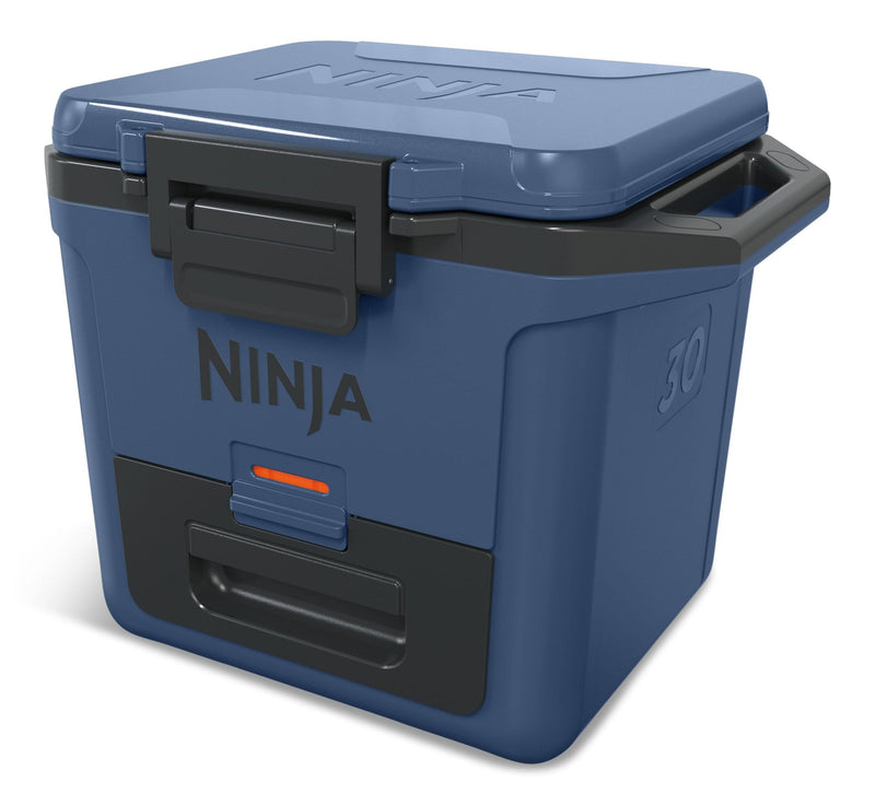 Ninja FrostVault 30-Quart Portable Hard Cooler with DryChill Drawer, 28-L, Blue O5