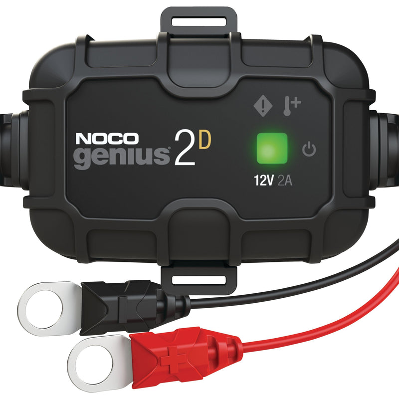 NOCO GENIUS2D Onboard Smart Battery Charger/Maintainer/Desulfator, 2-Amp, 12V L4