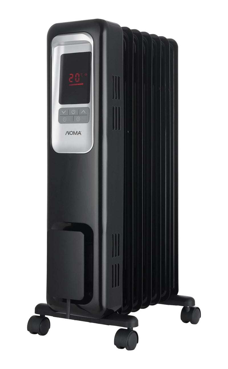 NOMA Digital LED Oil Filled Radiator with Adjustable Thermostat I1