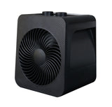 NOMA Portable 2-In-1 Personal Heater & Fan, 1500W, Black