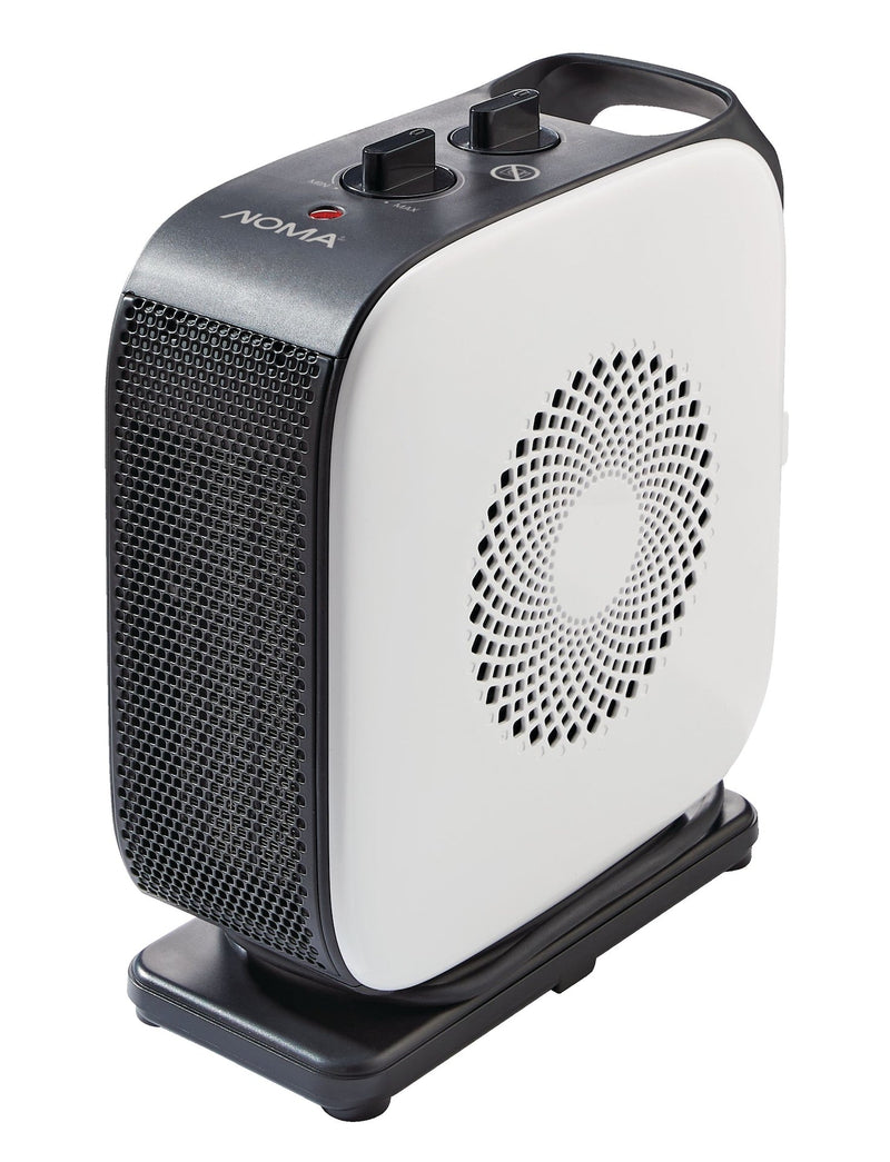 NOMA Portable Oscillating Portable Ceramic Space Heater withThermostat, 1500W, White O5