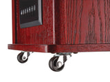 NOMA Wood Cabinet Infared Space Heater withRemote Control & Thermostat, 1500W