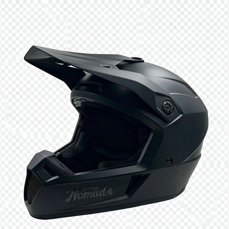 Northern Nomad Trail Blazer Dirt Bike Helmet, Matte Black, Various Sizes S5