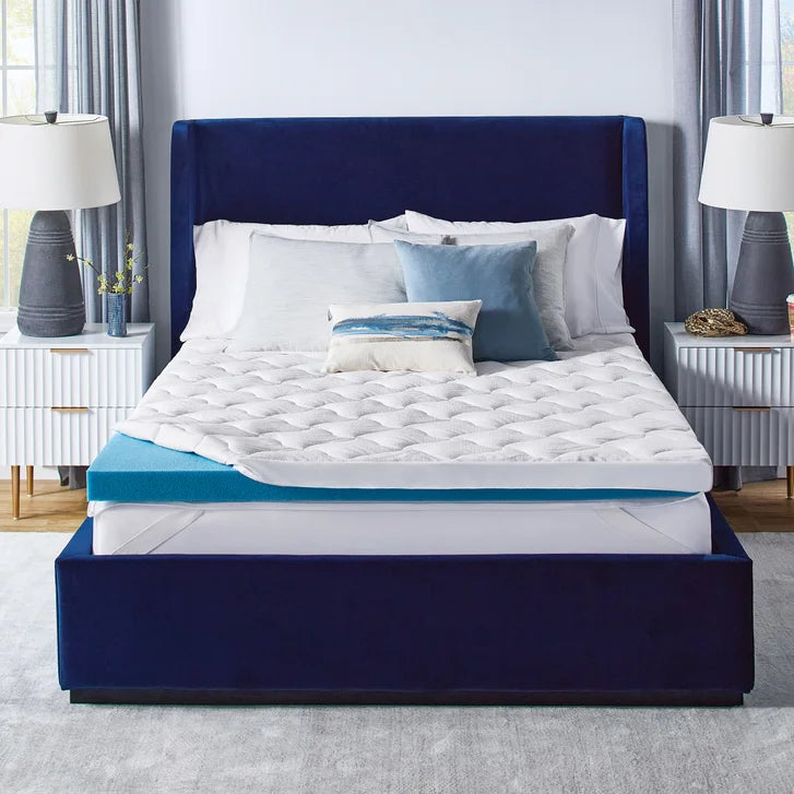 Novaform 3 in. Comfort Grande Plus Advanced Foam Mattress Topper Y0