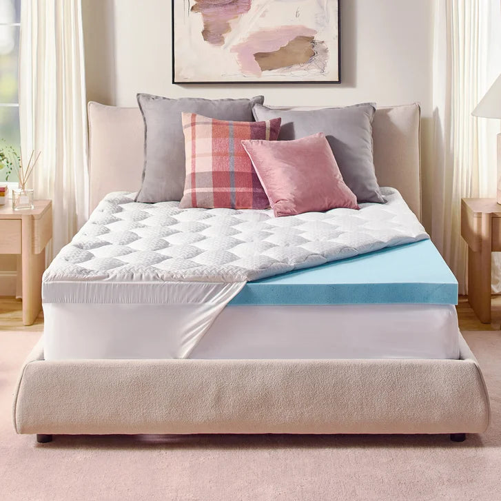 Novaform Pillow Top Plus Gel Memory Foam 4-inch Mattress Topper J3